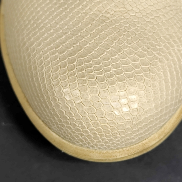 NAOT Lodos Women's Beige Lizard Leather Slip On Loafer Shoe Size 10-10.5 - Picture 4 of 9